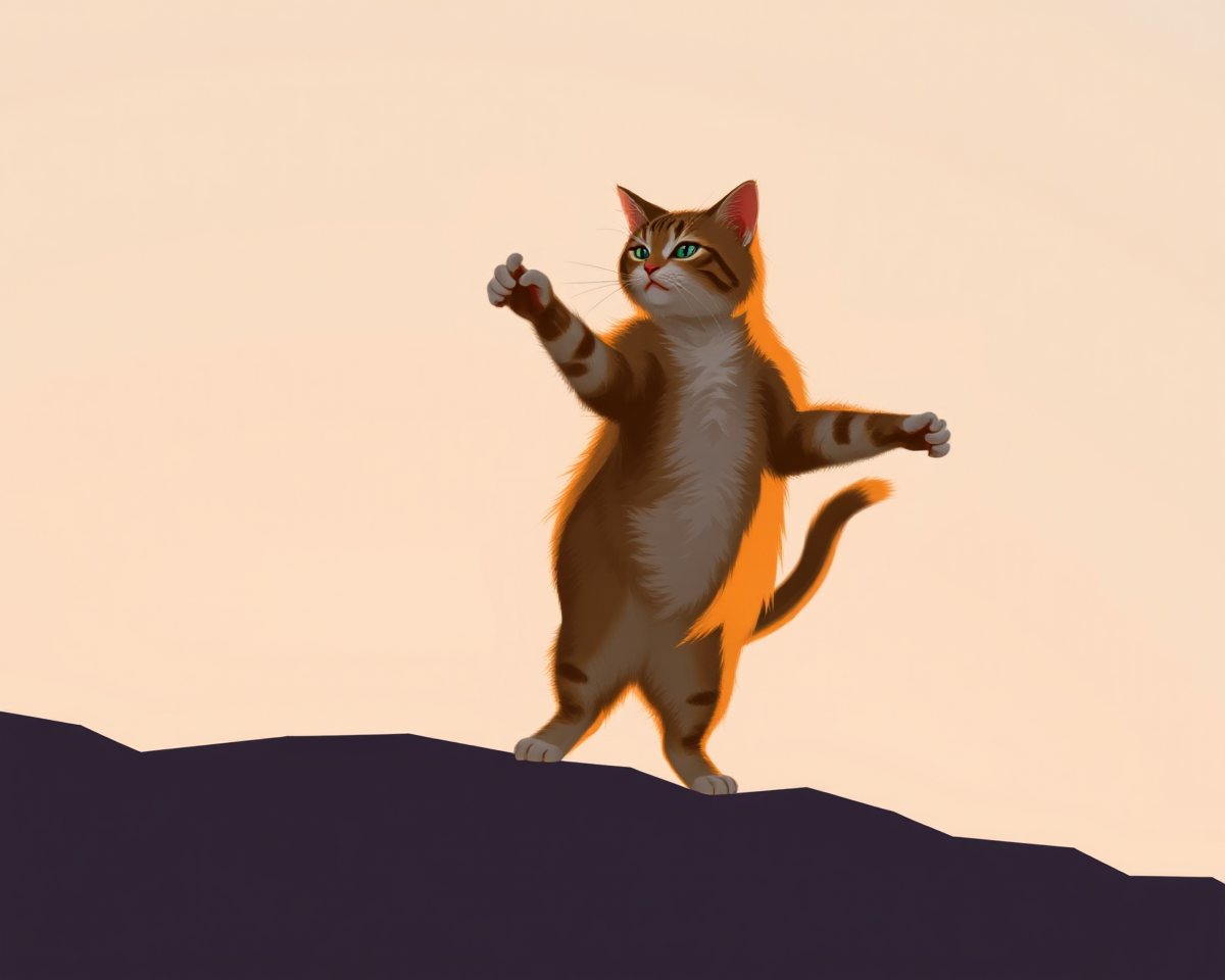 Dancing Cat Images Inspire Feline Fun