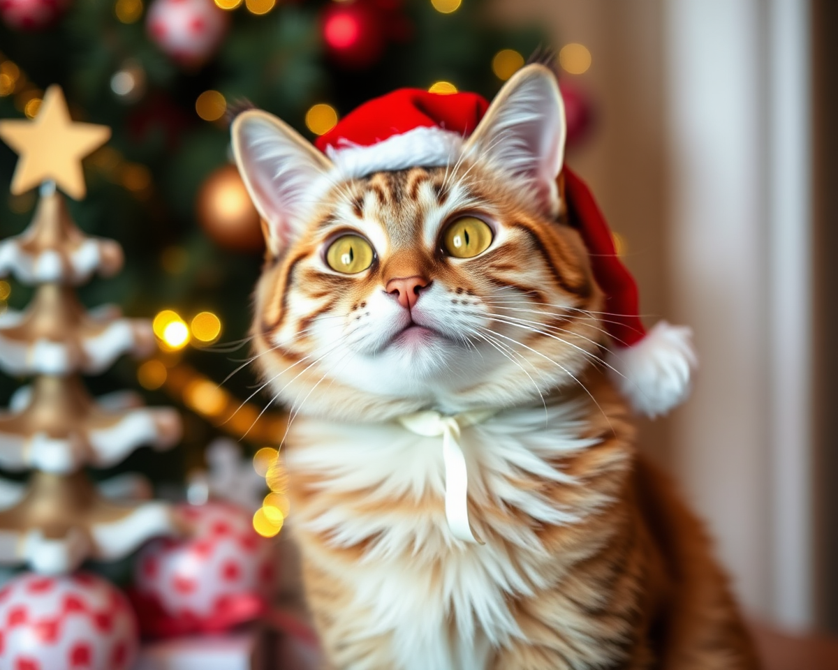 Funny Cat Christmas Pictures Are Very Funny