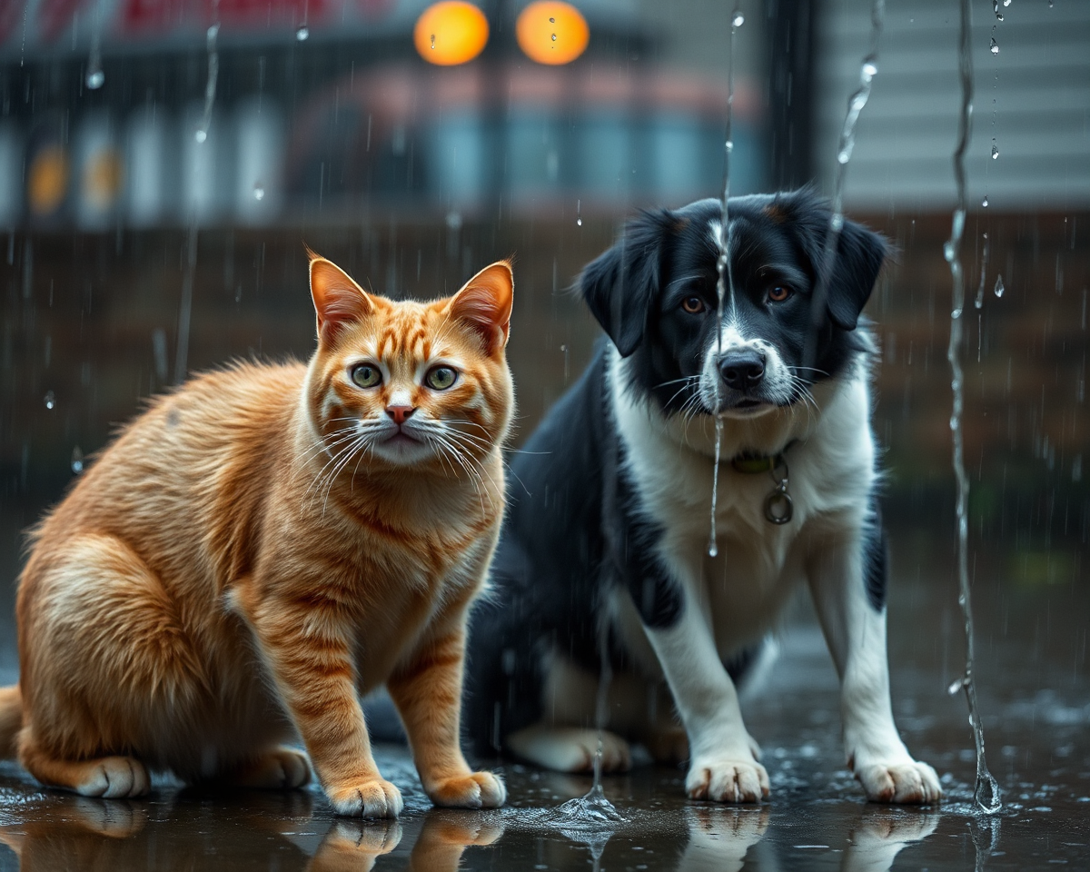 Incredible Images of Raining Cats and Dogs Worldwide