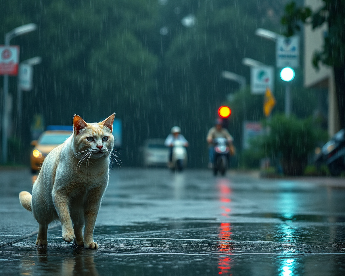 Images Raining Cats and Dogs Suddenly Appear