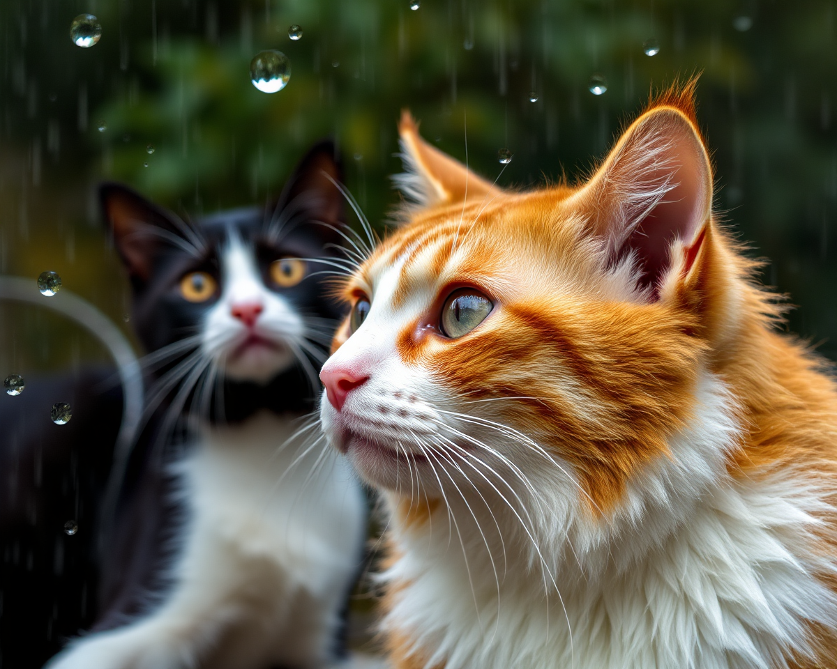 Raining Cats and Dogs Images in Heavy Storm