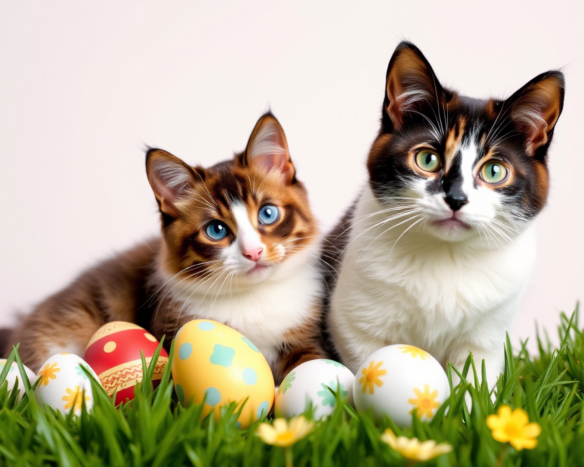 Easter Cats Photos: Easter Cats Capture Hearts with Photos