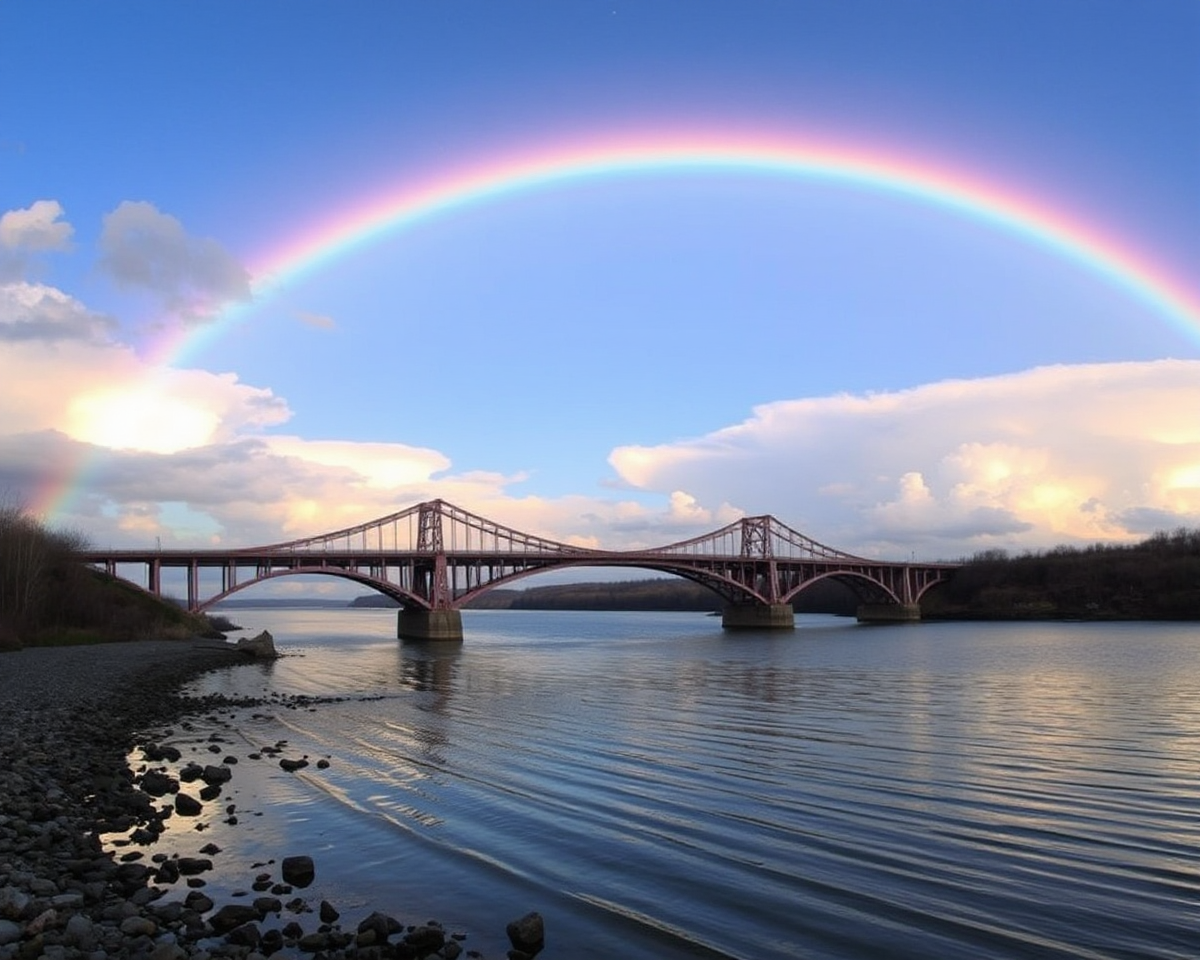 Rainbow Bridge Illustrations for Cat Lovers