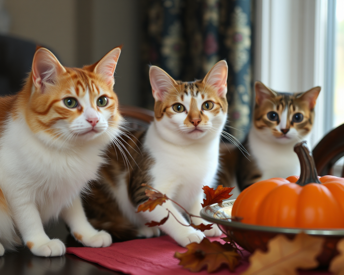 Thanksgiving Day Cats in Pictures to Share