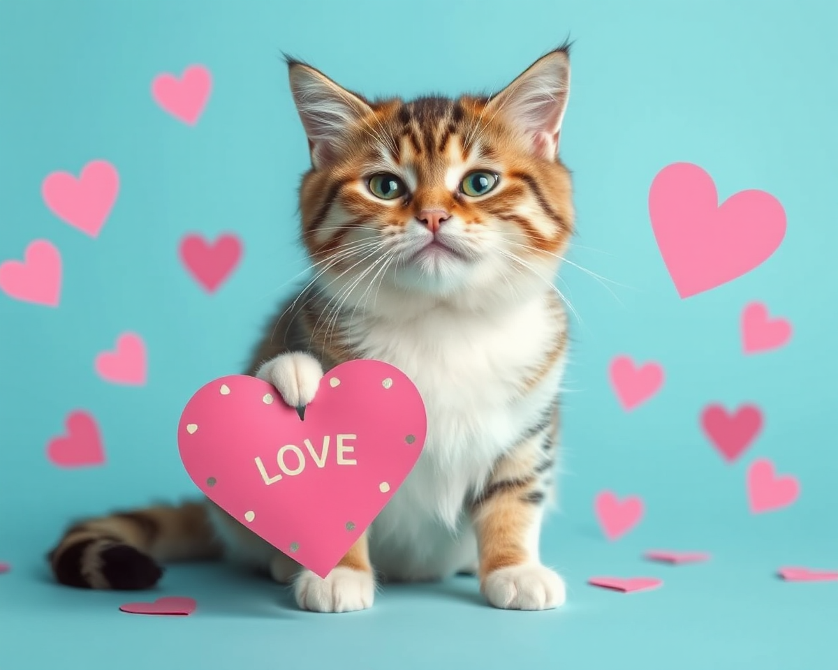 Funny Cat Valentines Day Pictures for Lovers