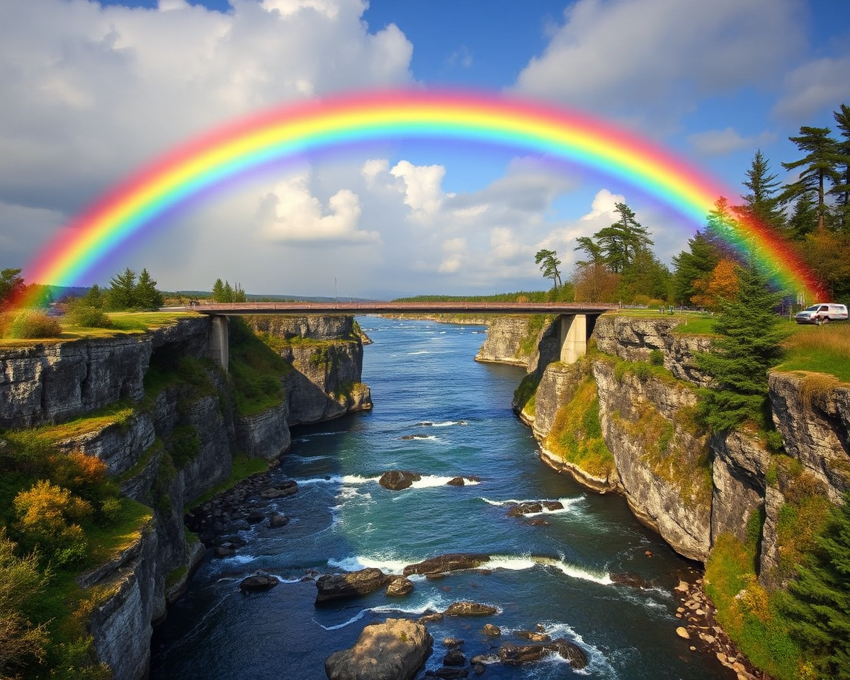 Feline Fantasy on Rainbow Bridge Images