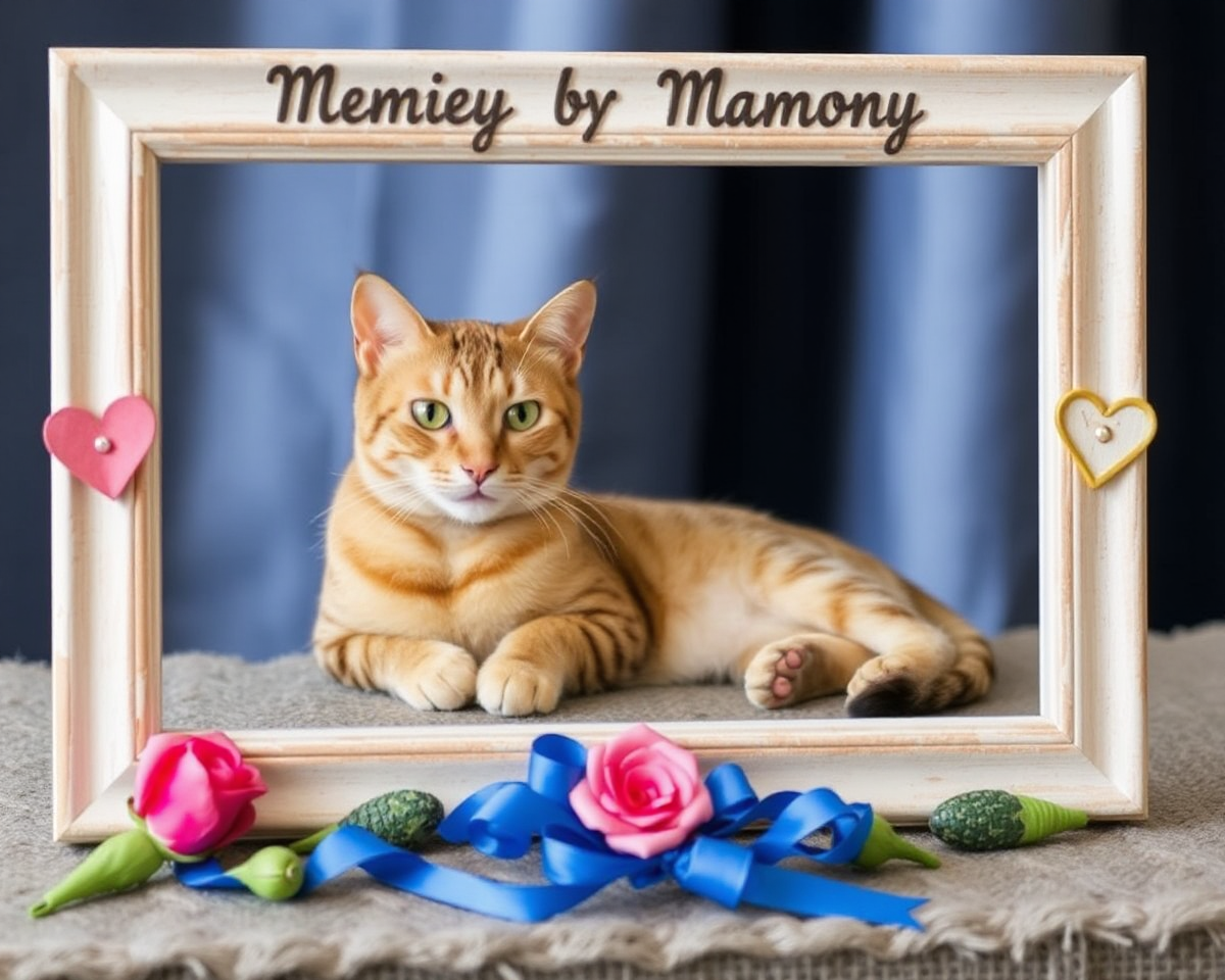 Cat Picture Frame Memorial Keeps Memories Alive