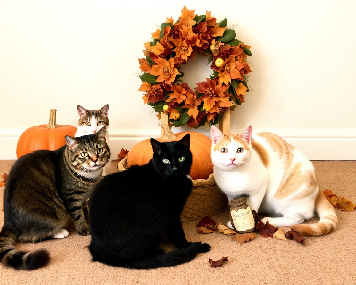 Pictures of Cats on Thanksgiving Day