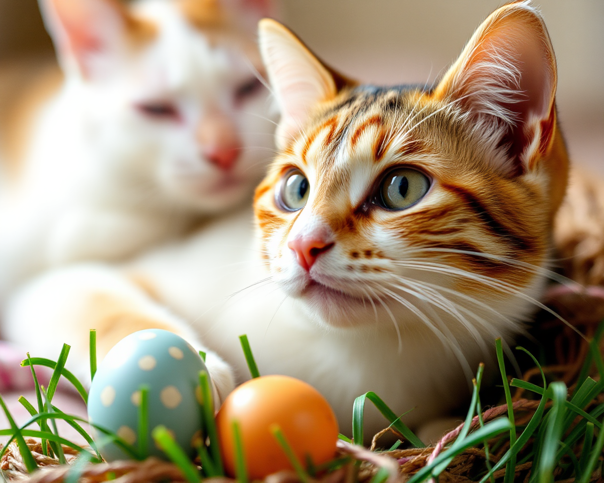 Easter Cat Pictures: Whimsical and Colorful Delights