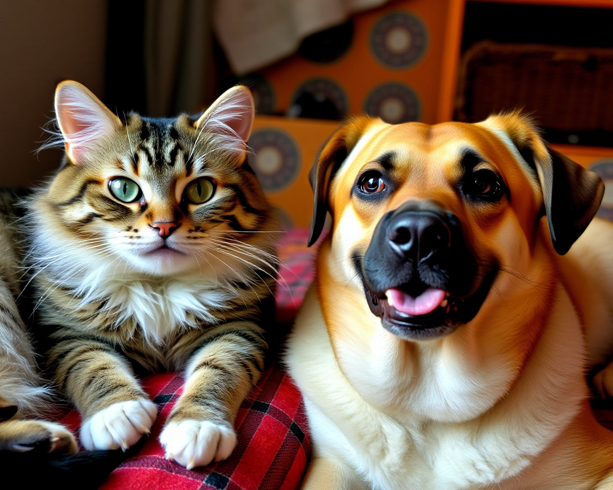 Funny Cat and Dog Photo Fun Times