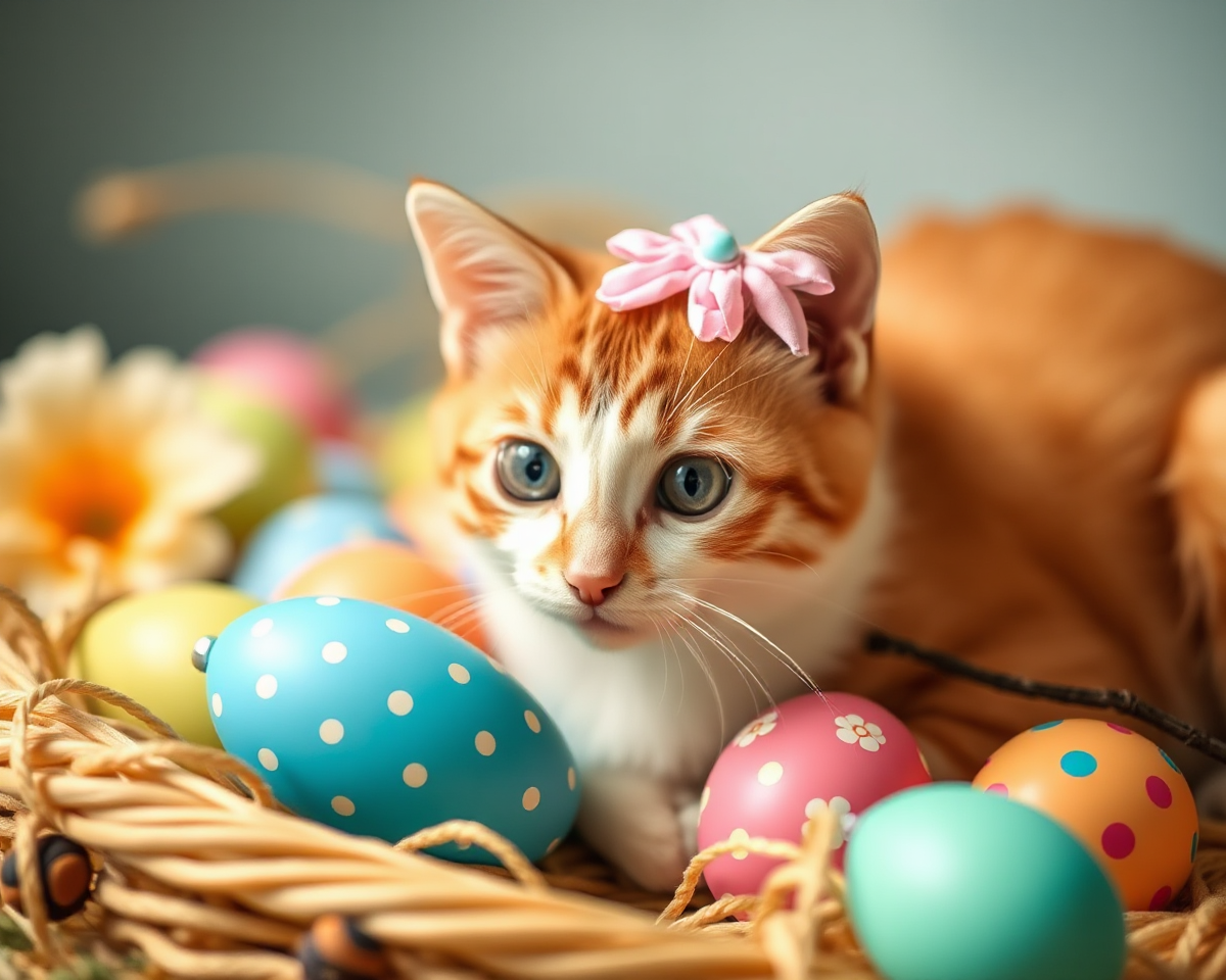 Easter Cat Photos Feature Adorable Felines