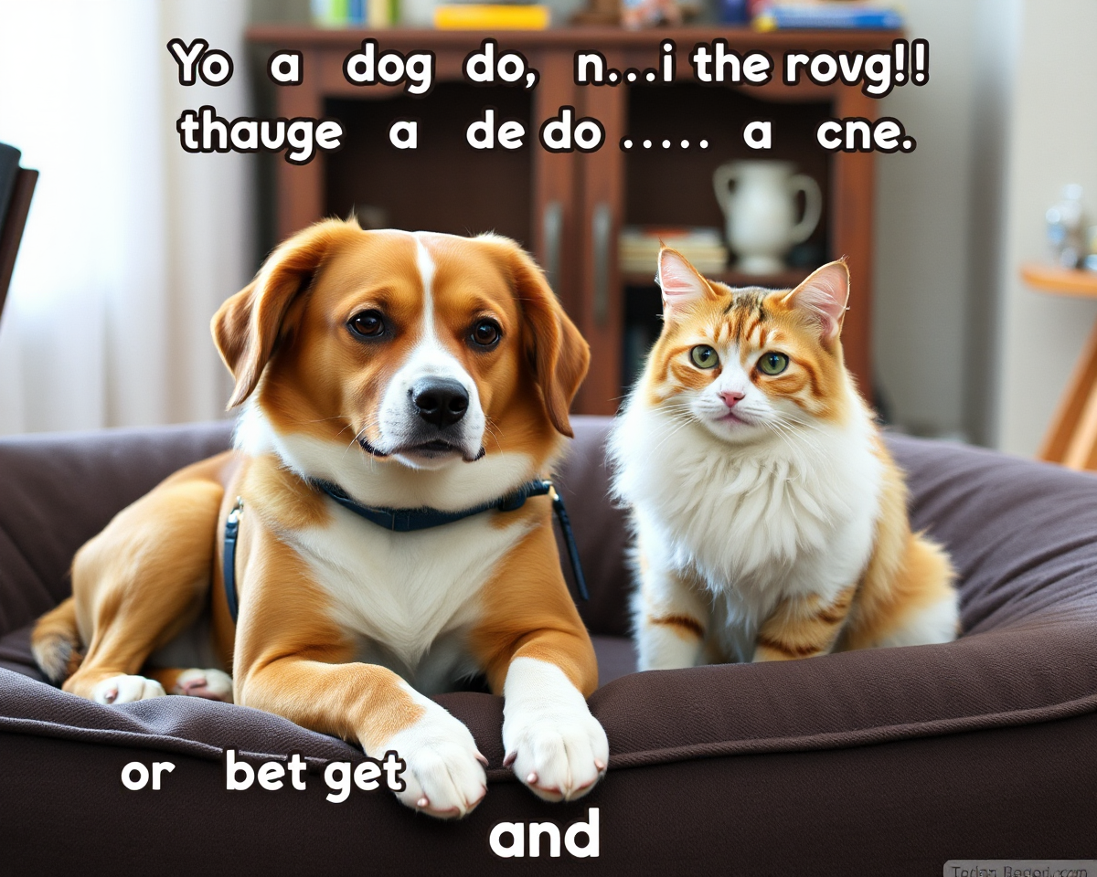 Funny Cat and Dog Images Bring Laughter Together