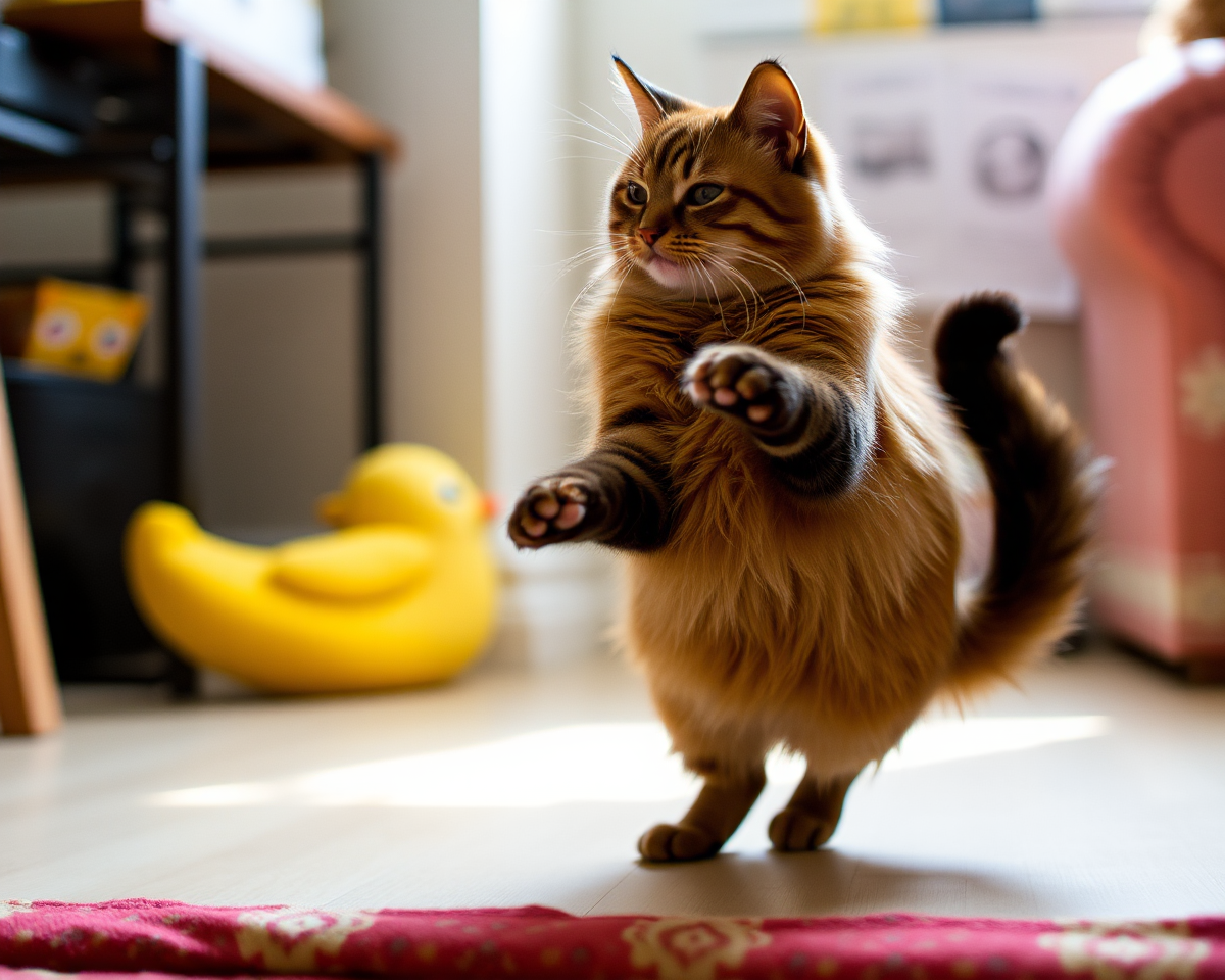 Dancing Cat Pictures Prove Felines Can Be Funny