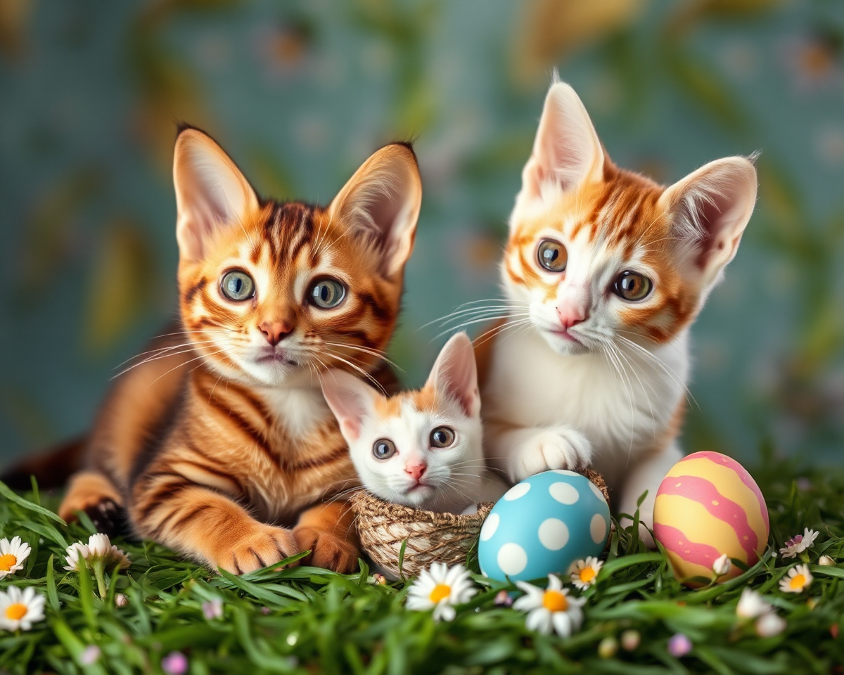 Easter Cats Photos: Easter Cats Photos