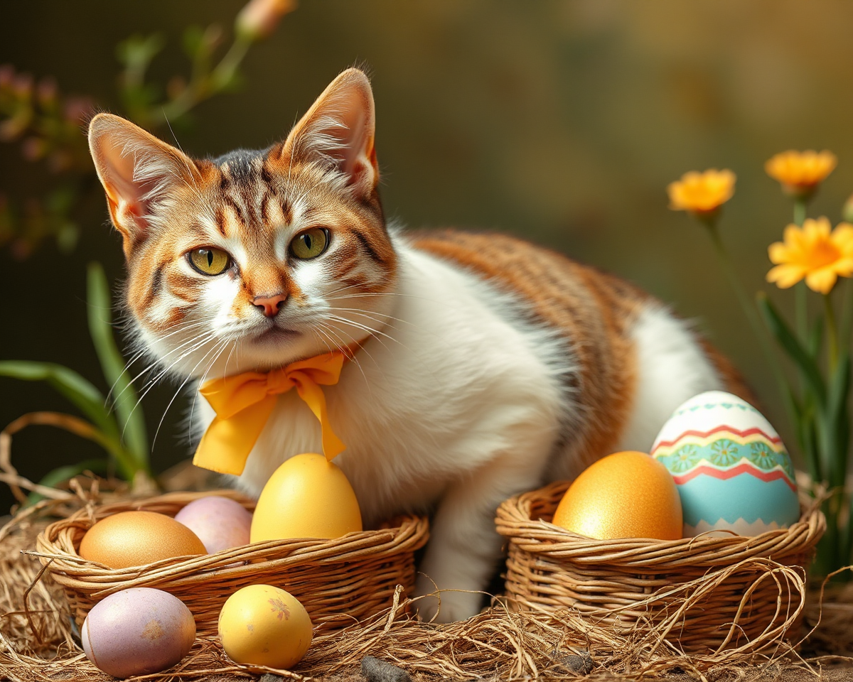 Cat Easter Pictures: A Fun and Festive Occasion