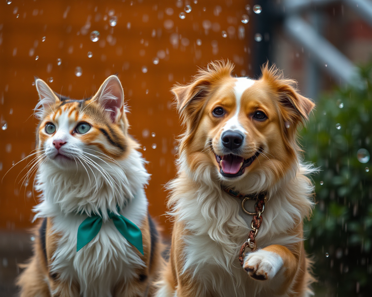 Vivid Images of Raining Cats and Dogs