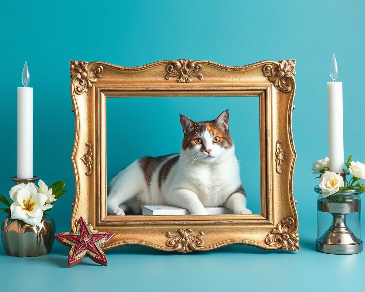 Cat Picture Frame Memorializes Feline Friend