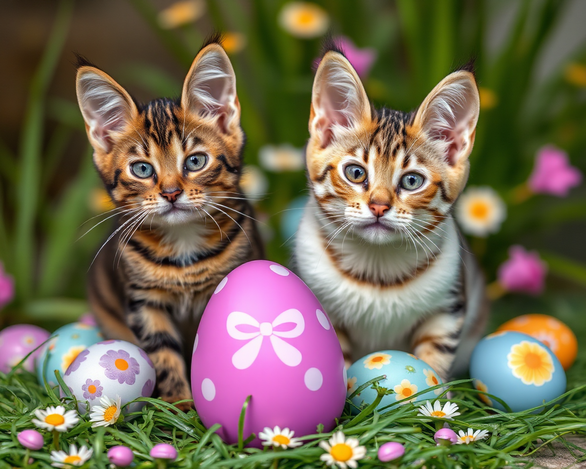 Easter Cats Photos: Easter Cats Steal the Show in Photos