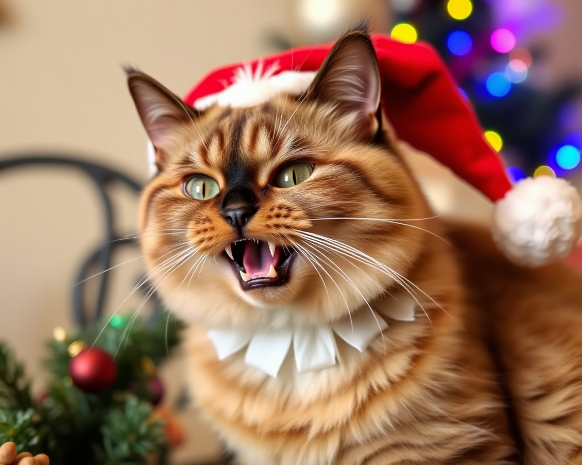 Funny Christmas Pictures of Cats Are Cute