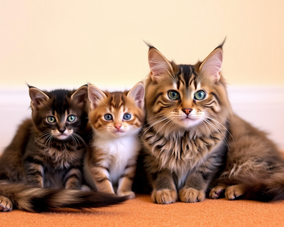 Maine Coon Cat Pictures of Adorable Kittens