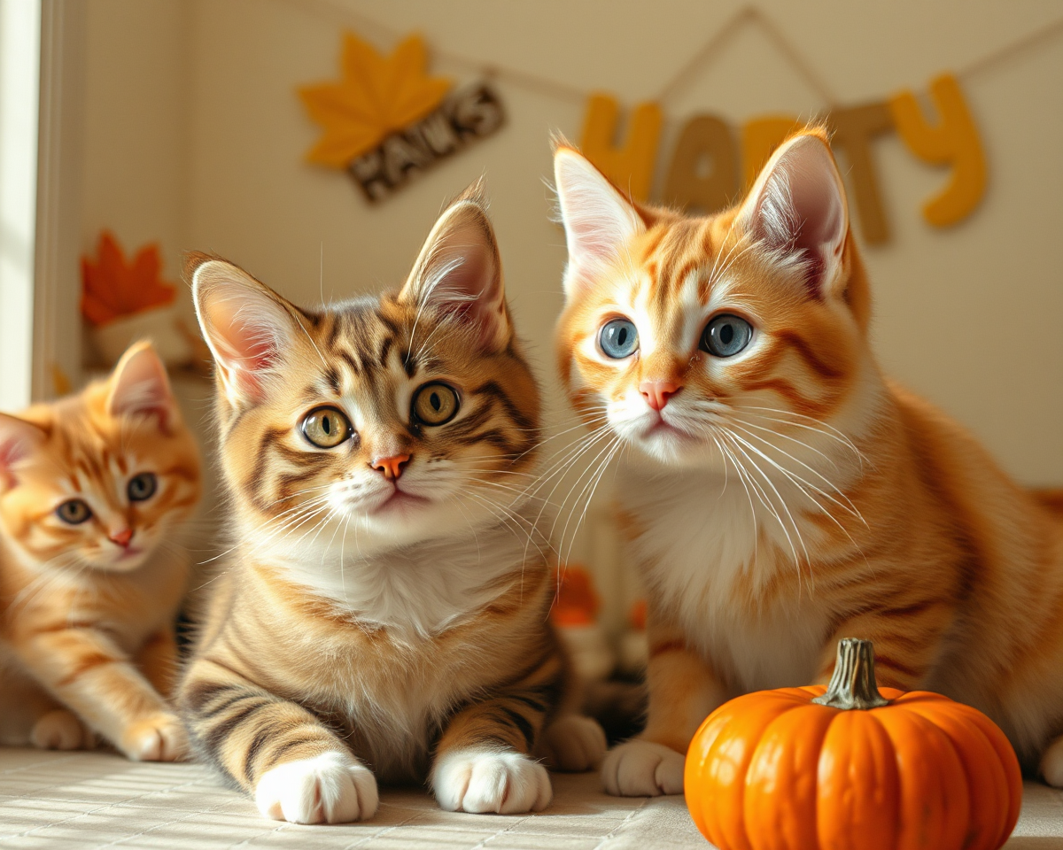 Cats and Thanksgiving Pictures: A Whimsical Holiday