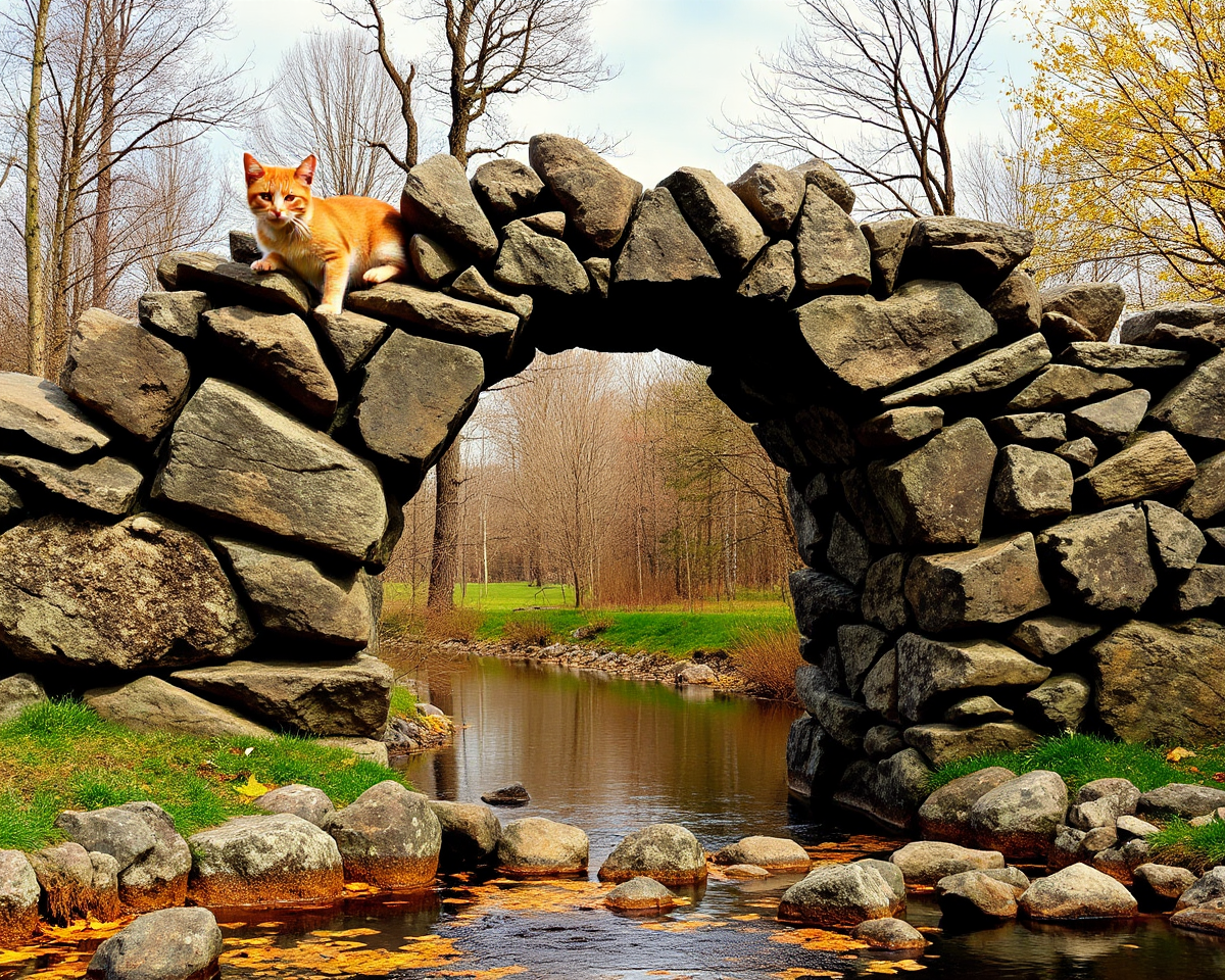 Rainbow Bridge for Cats Images: Colorful Feline Fantasy