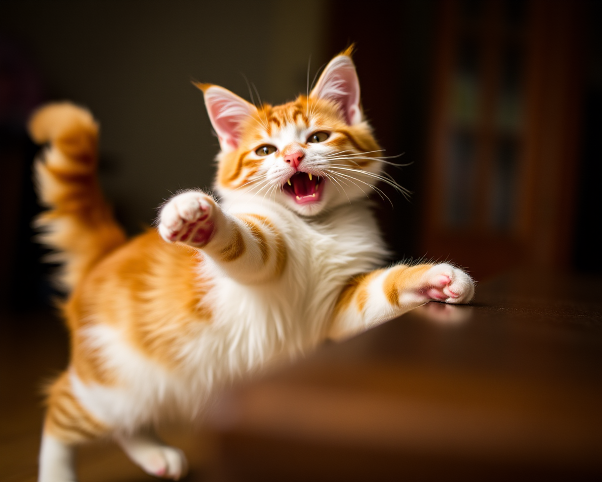 Adorable Dancing Cat Pictures Steal the Internet's Heart