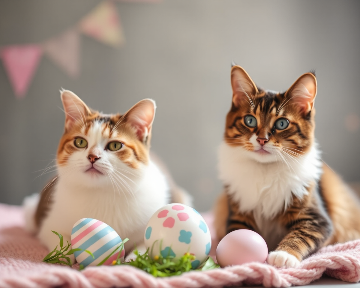 Easter Cats Photos: Easter Cats' Photo Collection Released