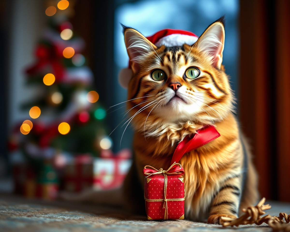 Funny Cat Christmas Pictures Are So Delightful