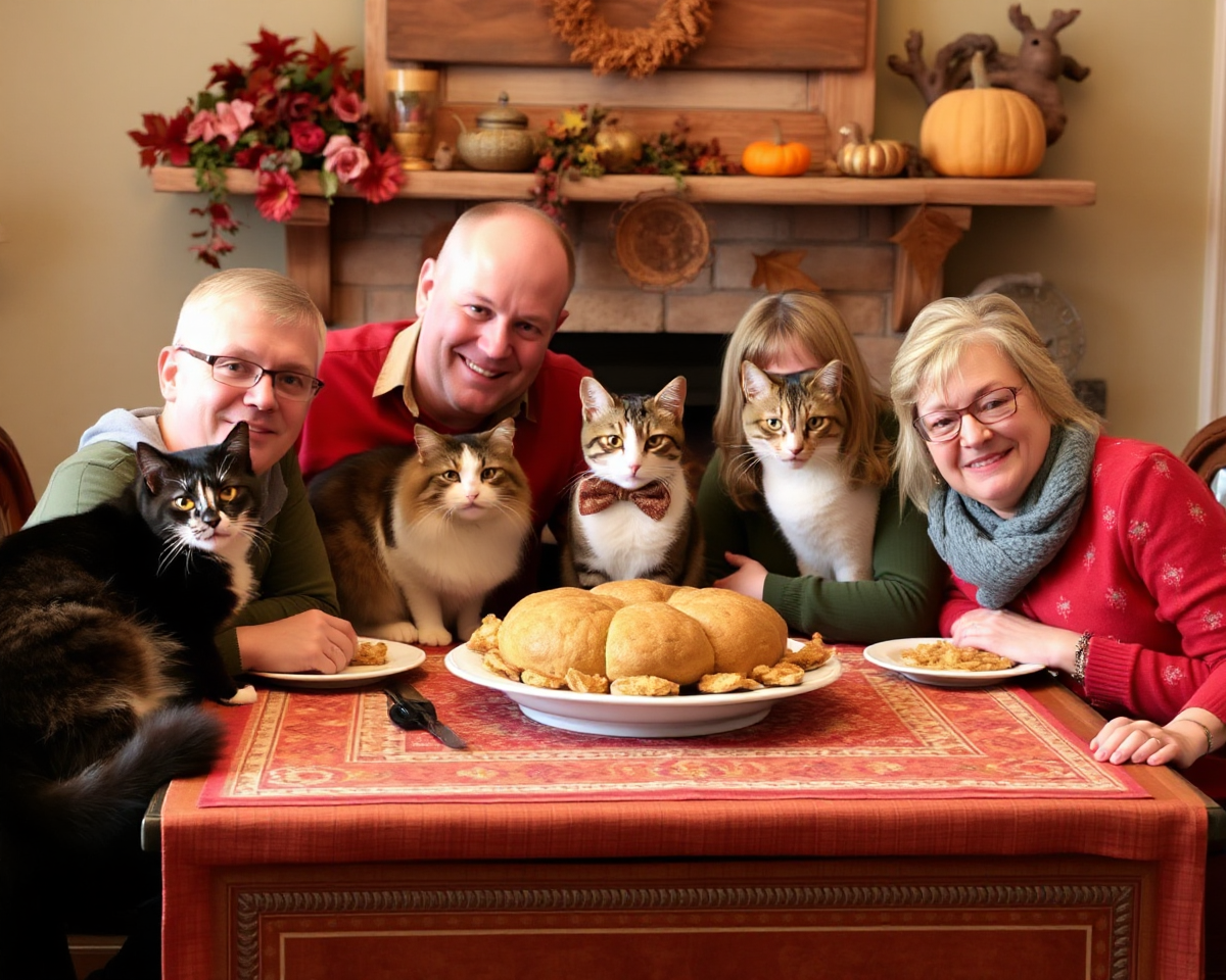 Thanksgiving Pictures Featuring Cute Cats