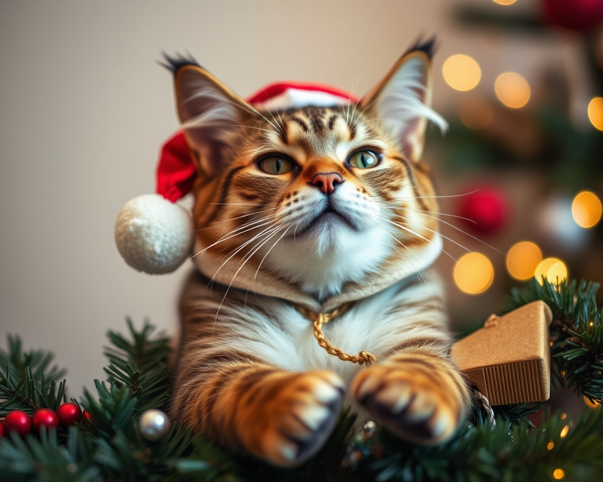 Funny Christmas Cat Photos to Get You in the Mood