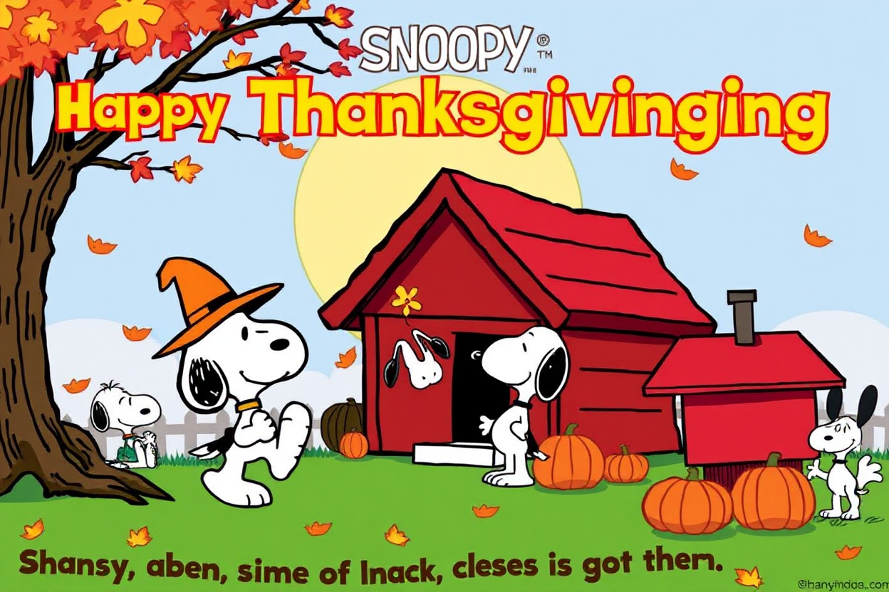 Happy Thanksgiving with Snoopy's Images