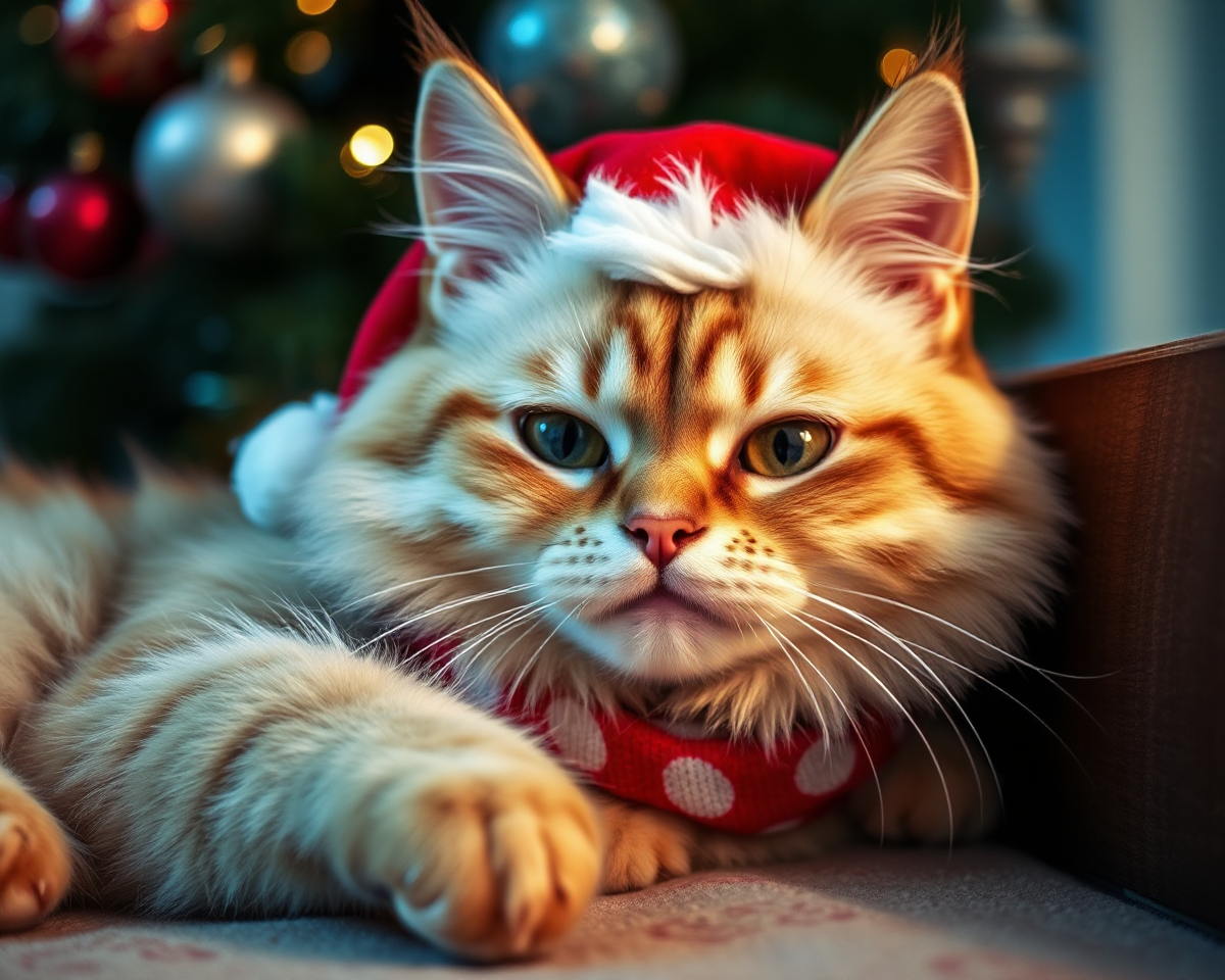 Funny Christmas Cats Images to Make You LOL