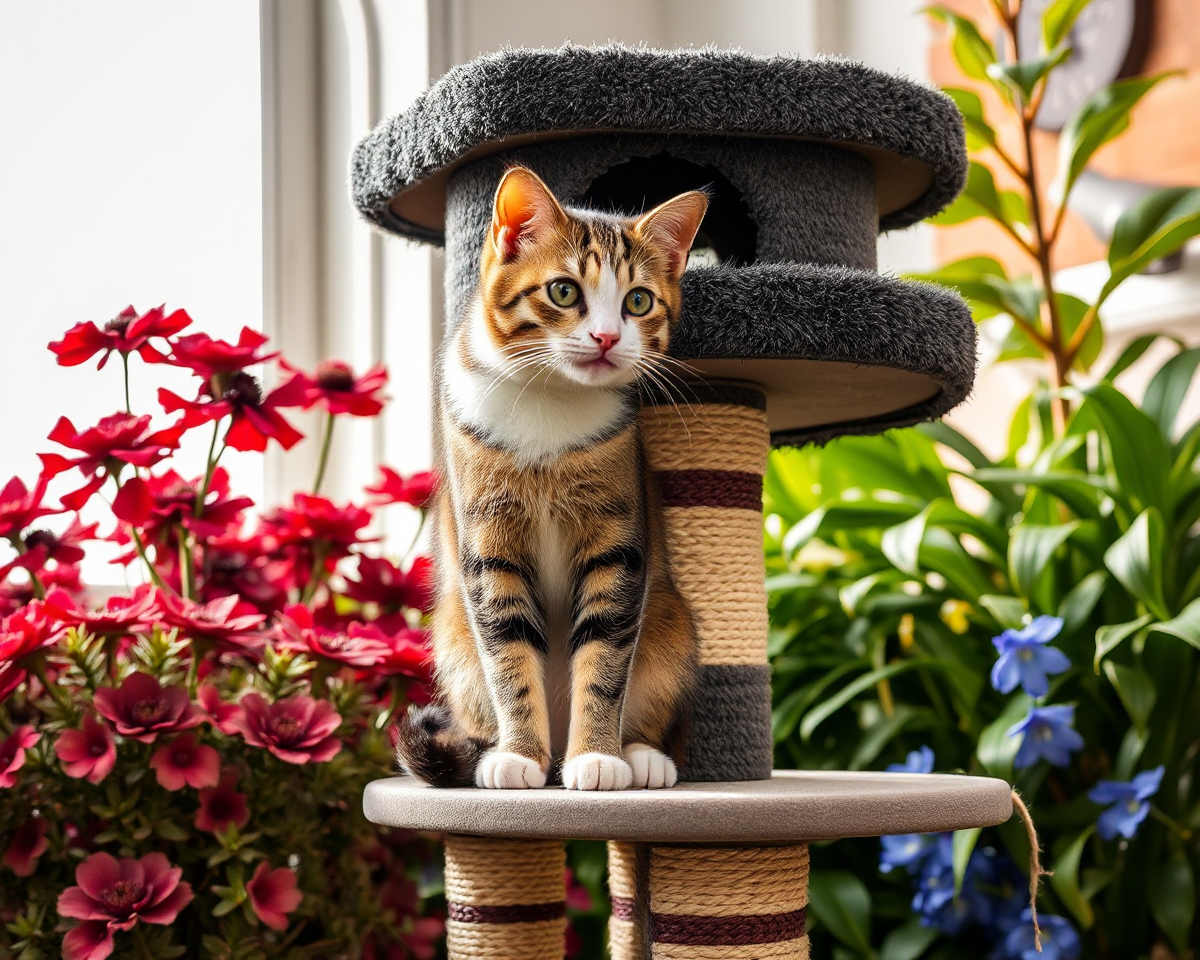 Cat Tower Images: Whimsical Feline Abode Pictures