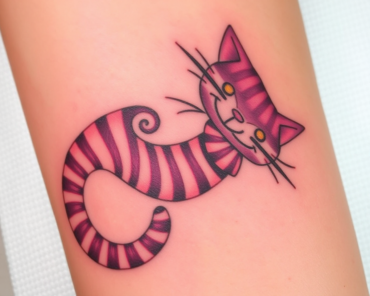 Cheshire Cat Tattoo Images for the Fashionably Fanciful