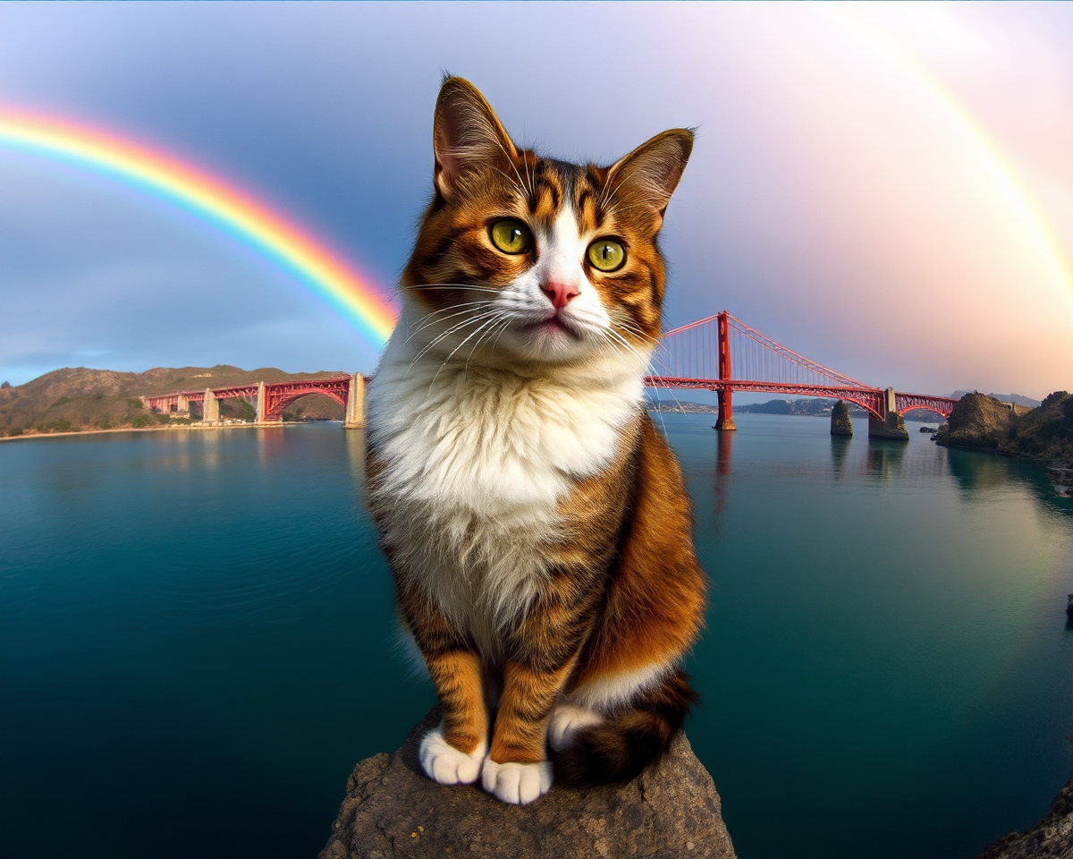 Rainbow Bridge Images of a Cat's Journey