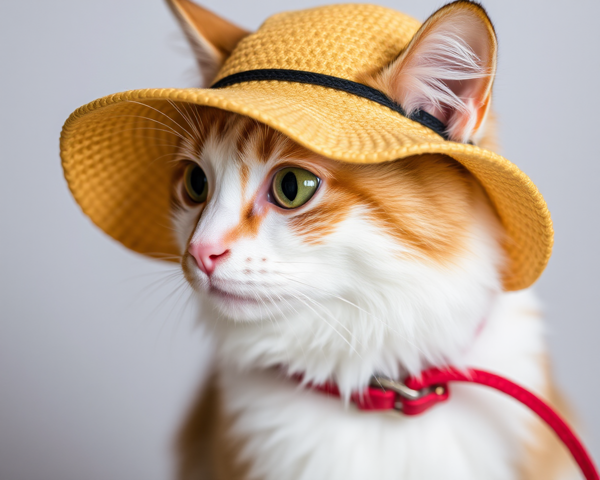 Picture of Cat Wearing a Hat is Adorable