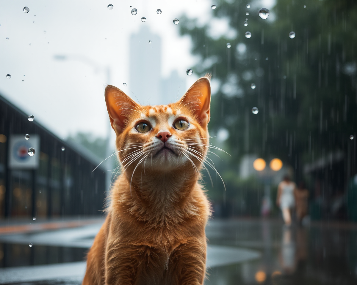 Raining Cats and Dogs Images in Rainy Weather