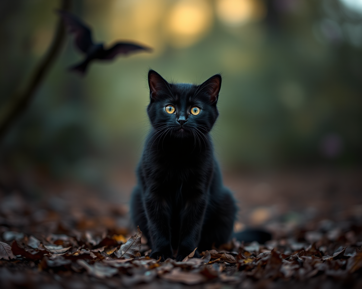 Halloween Black Cats Photo Collection