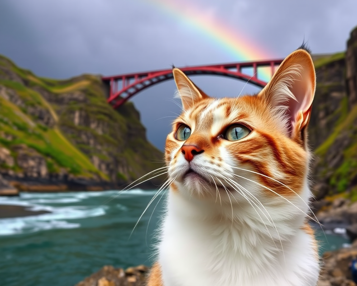 The Cat's Journey to the Rainbow Bridge Images