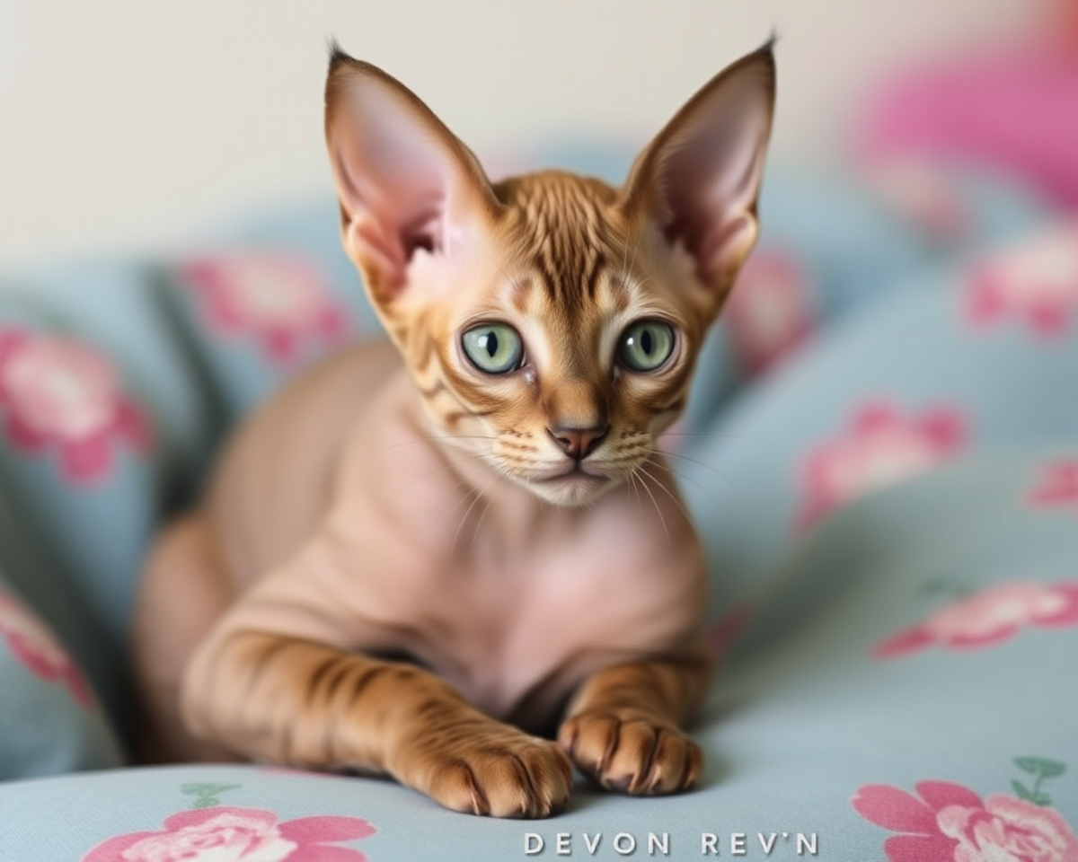 Rare Photos of Devon Rex Cats