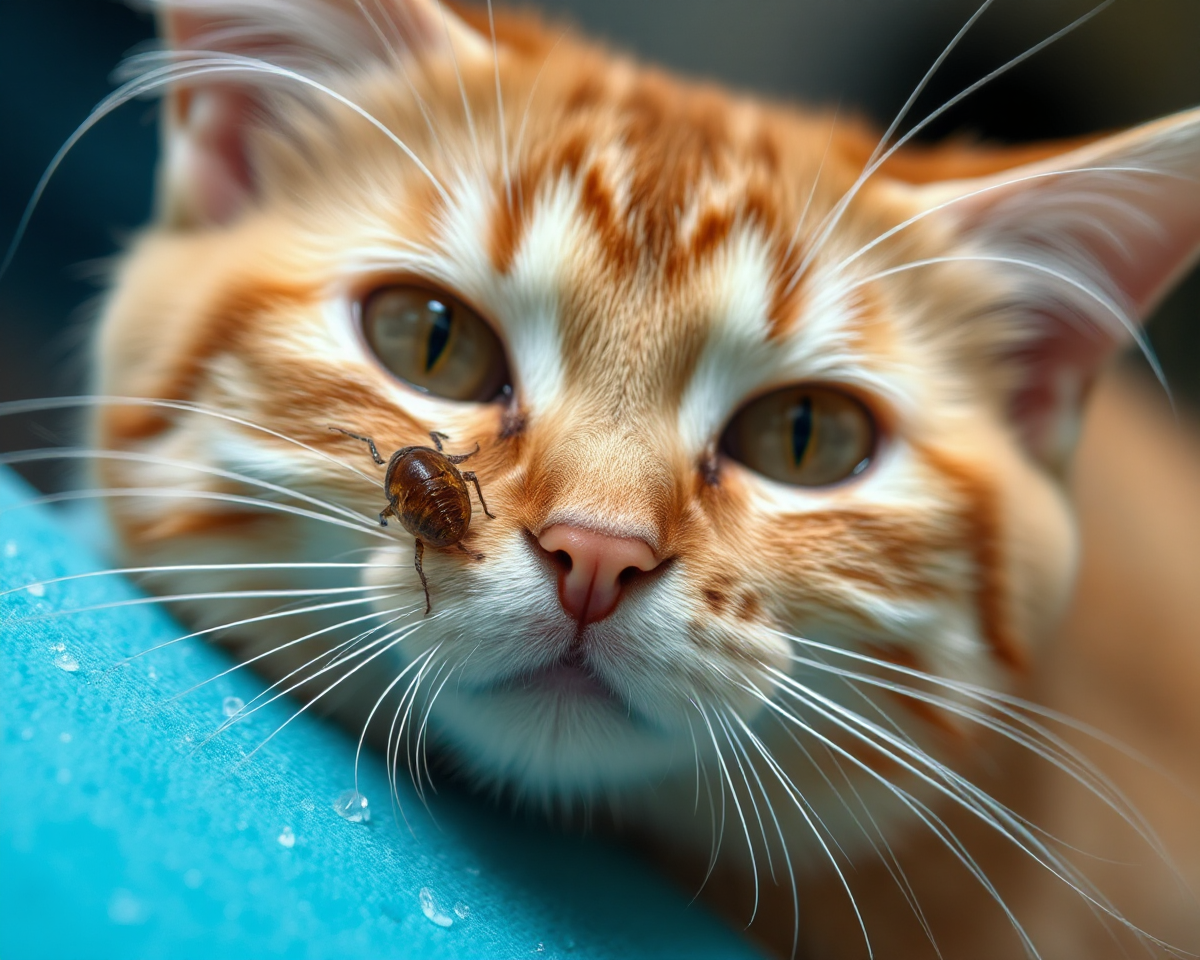 Cat Louse Picture: Unwanted Guest in a Snapshot