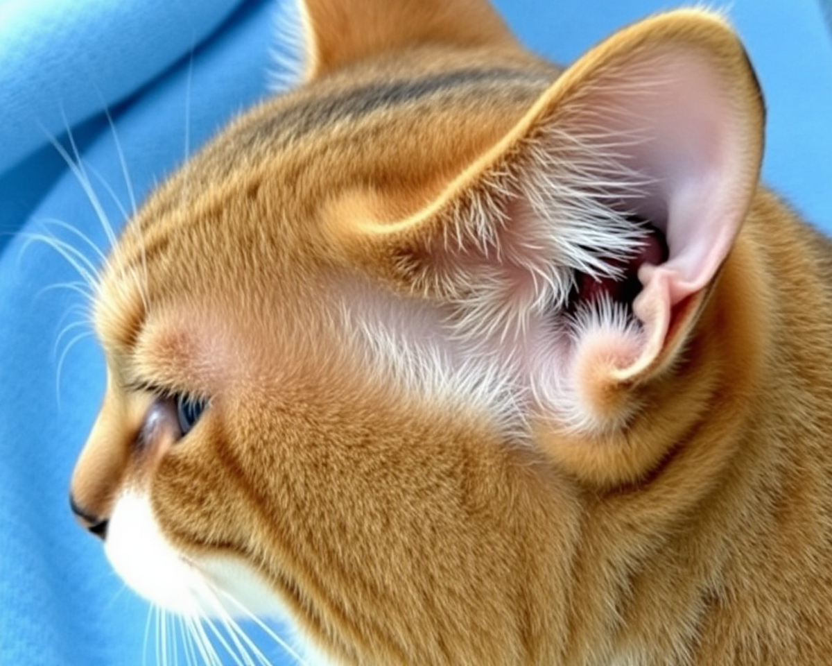 Pictures of Ear Hematomas in Feline Ears