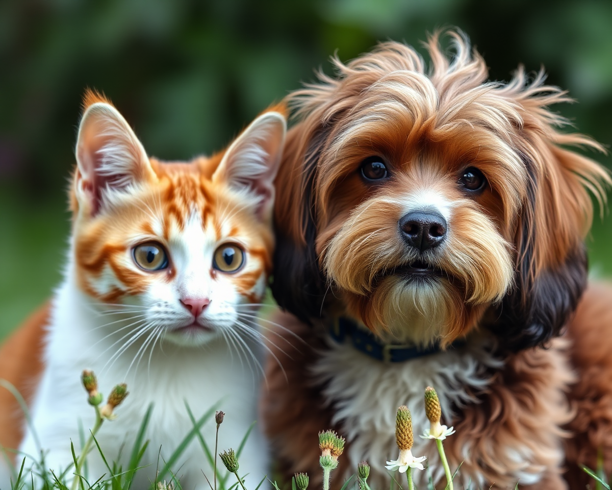 Images of Cats and Dogs Together: Endearing Companionship Displayed