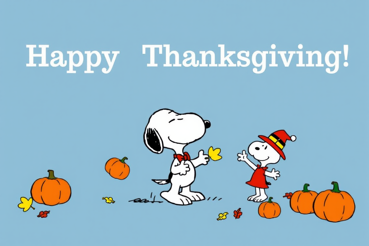 Snoopy's Happy Thanksgiving Photo Gallery