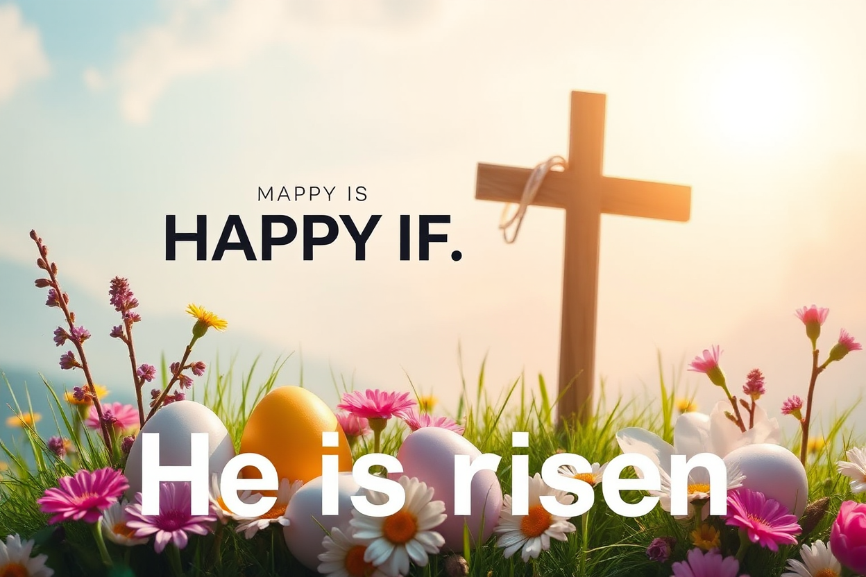 Happy Easter He Is Risen Images