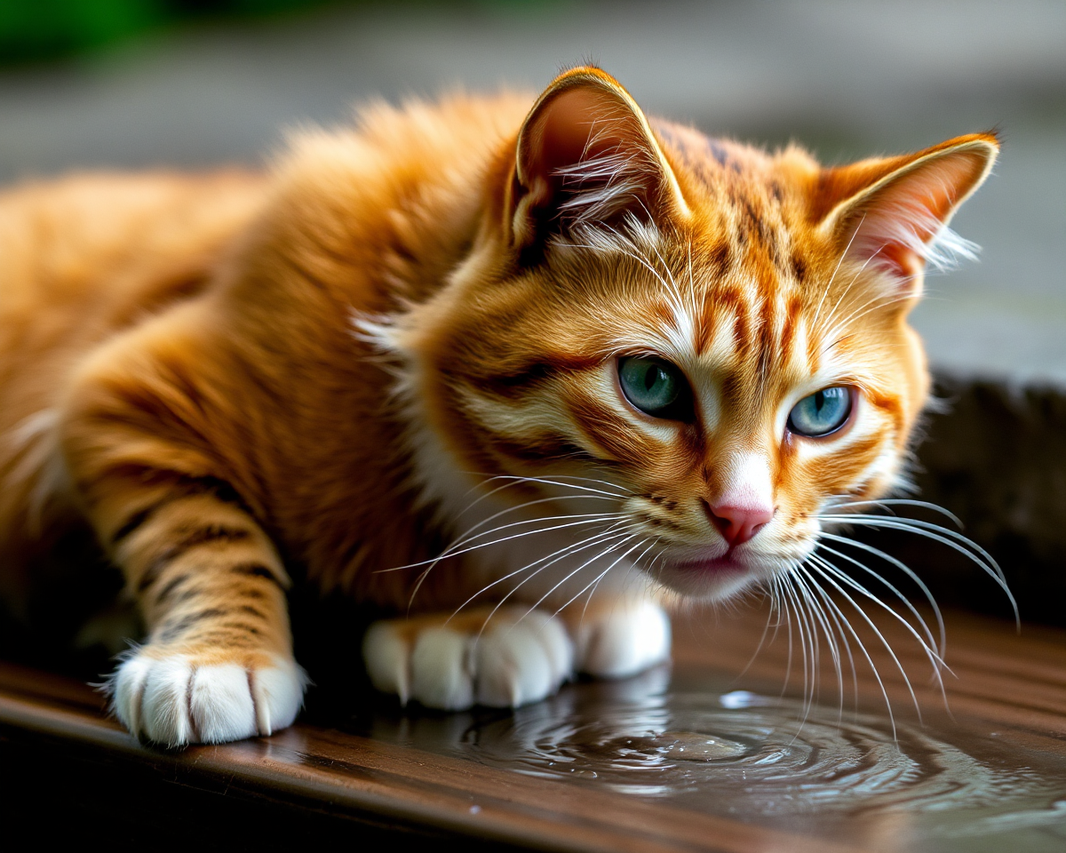 Wet Cat Photos Create Endless Entertainment and Delight