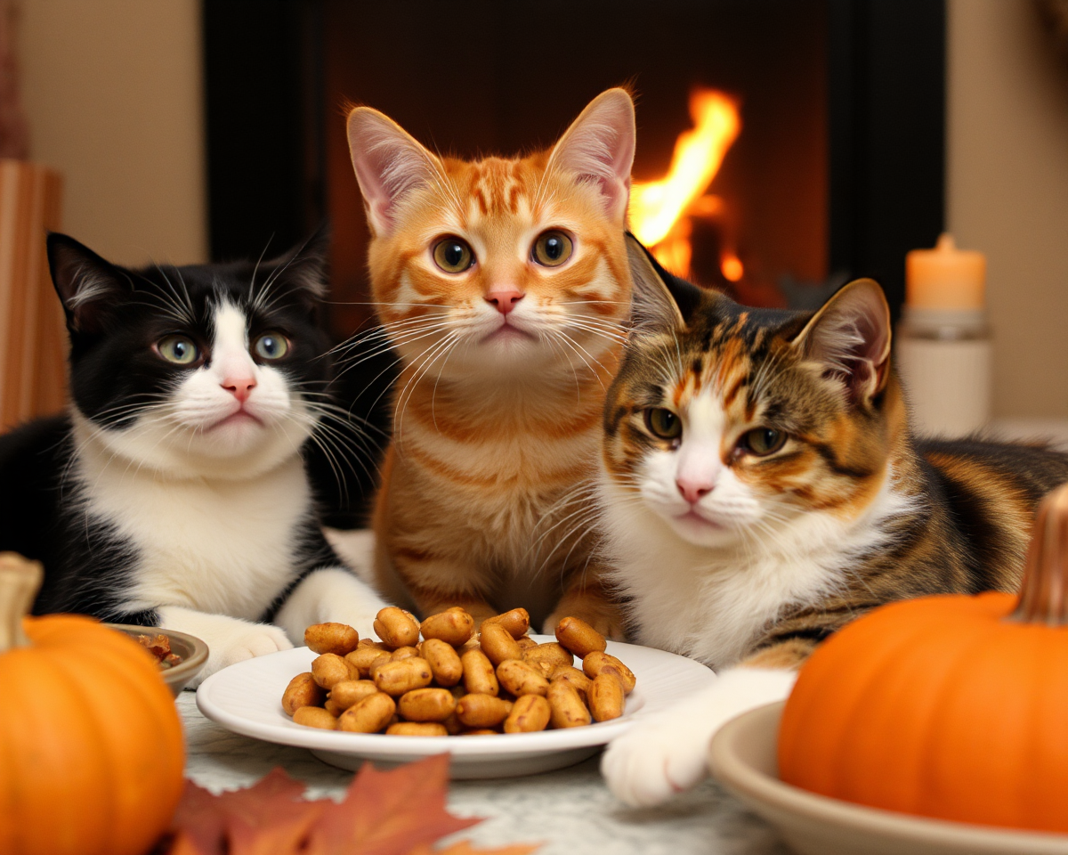 Cats at Thanksgiving: Heartwarming Photo Collection