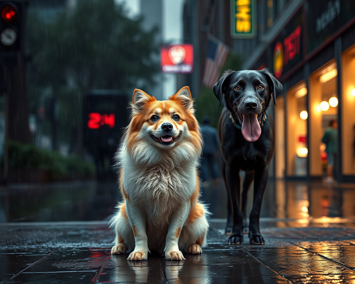 Raining Cats and Dogs Pictures Captivate the Eye