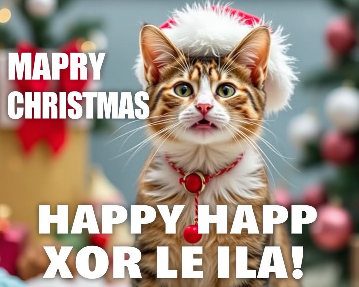 Funny Xmas Cat Images to Brighten Up Your Holiday